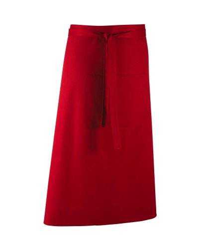 Colours Bar Apron Burgundy