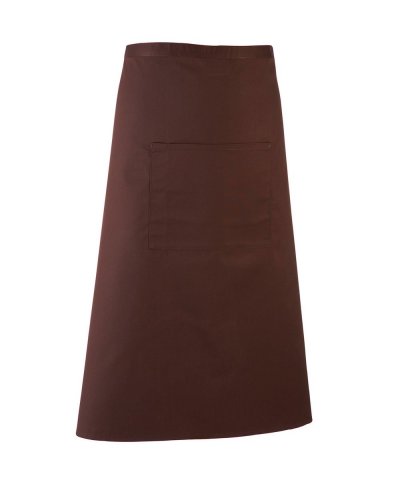 Colours Bar Apron Brown
