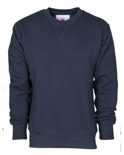 Felpa da uomo girocollo Orlando Blu Navy
