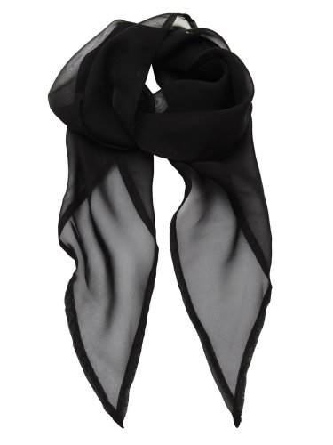 Ladies Chiffon Scarf Aqua