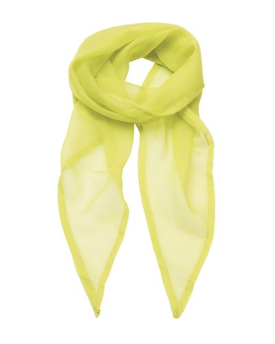 Ladies Chiffon Scarf Lime