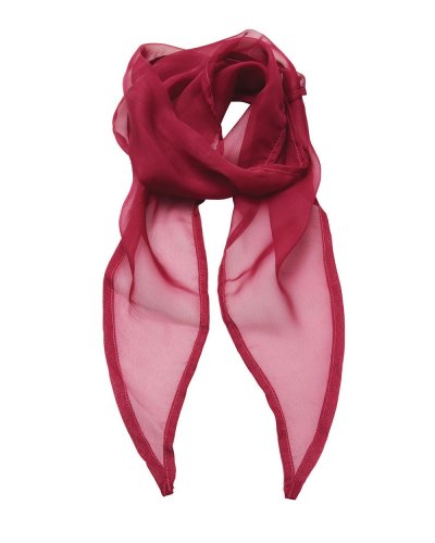 Ladies Chiffon Scarf Hot Pink