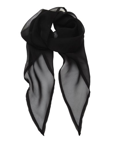 Ladies Chiffon Scarf Black