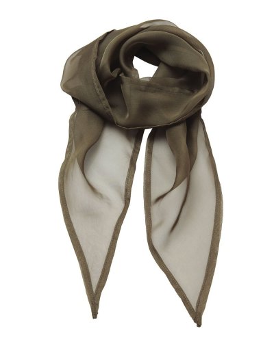 Ladies Chiffon Scarf Olive