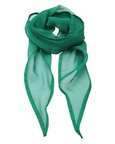 Ladies Chiffon Scarf Emerald