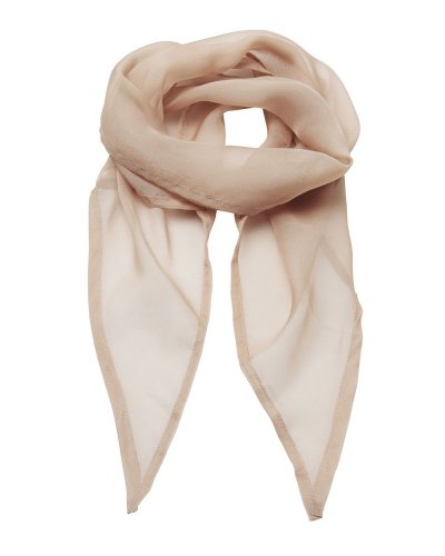 Ladies Chiffon Scarf Natural