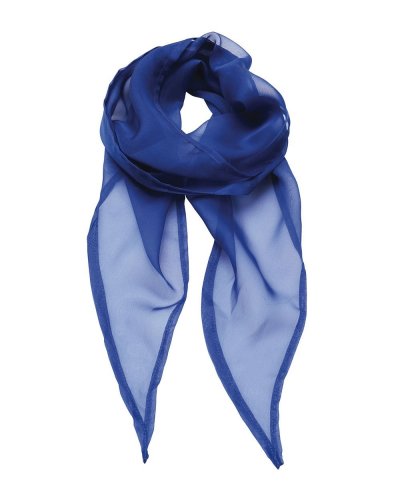 Ladies Chiffon Scarf Royal