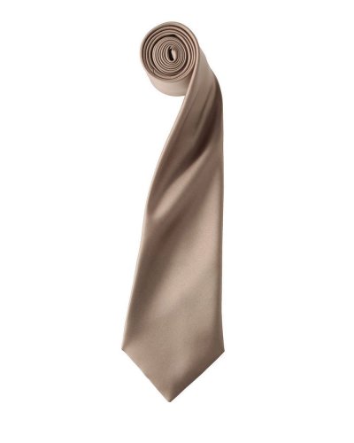 Colours Collection Satin Tie Khaki