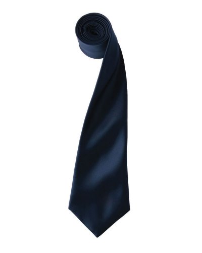 Colours Collection Satin Tie Navy