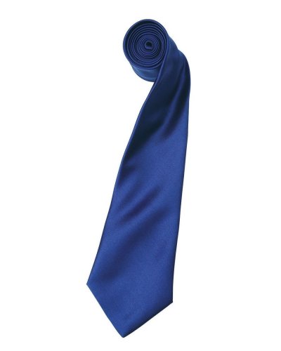 Colours Collection Satin Tie Marine Blue