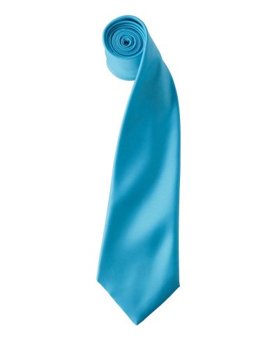 Colours Collection Satin Tie Turquoise