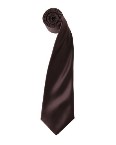 Colours Collection Satin Tie Brown