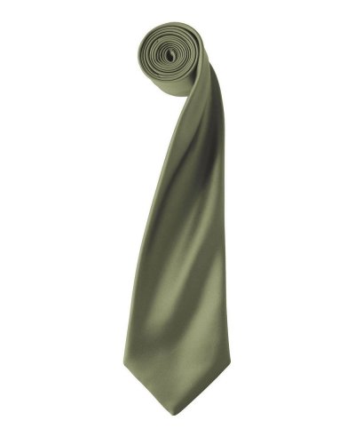 Colours Collection Satin Tie Olive
