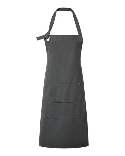 Calibre' Heavy Cotton Canvas Pocket Apron Dark Grey