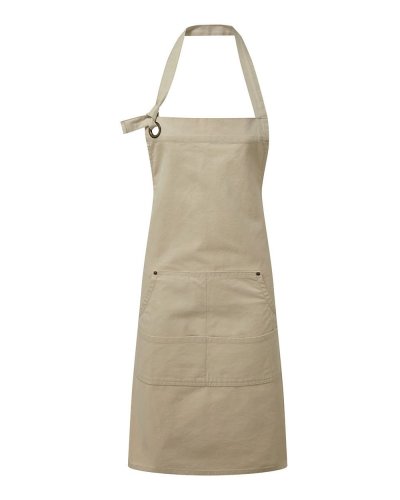 Calibre' Heavy Cotton Canvas Pocket Apron Natural