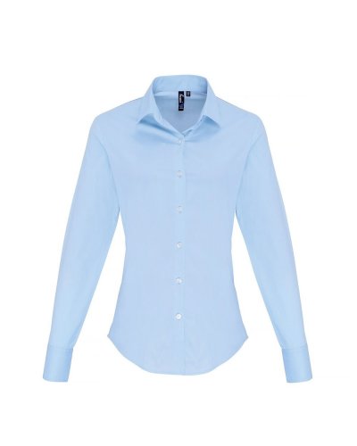 Camicia da donna con abbottonatura sul davanti Pale blue