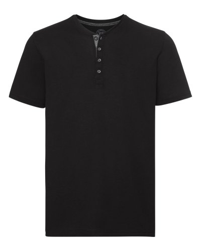T-shirt Henley HD Nero