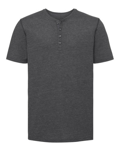 T-shirt Henley HD Grey Marl