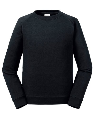 Felpa bambino Authentic Raglan Nero