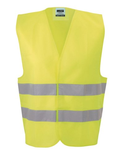 Safety Vest Adults Fluorescent-yellow