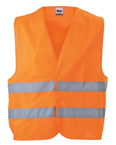 Safety Vest Adults Fluorescent-orange