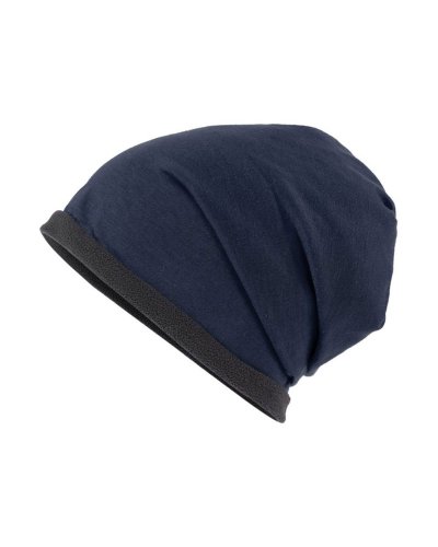 Single Beanie Navy/Cobalt