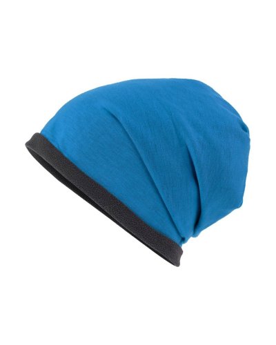 Single Beanie Bright-blue/Carbon