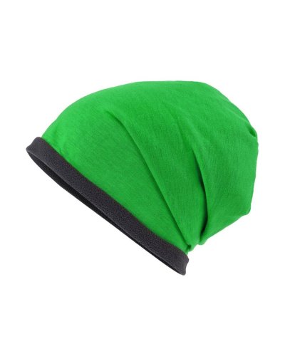 Single Beanie Fern-green/Carbon