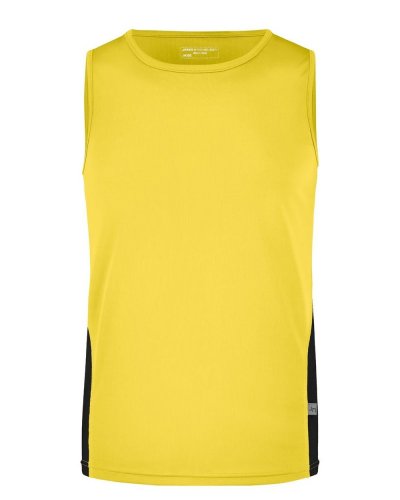 Canottiera da corsa da uomo Yellow/black