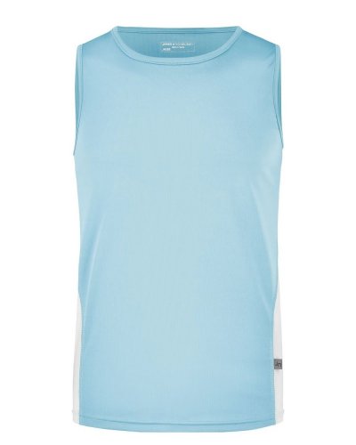 Canottiera da corsa da uomo Ocean/white