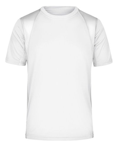 T-shirt da corsa da uomo White/white