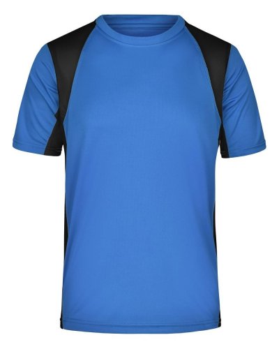 T-shirt da corsa da uomo Royal/black