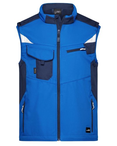 Workwear Softshell Vest - Strong Royal/Navy
