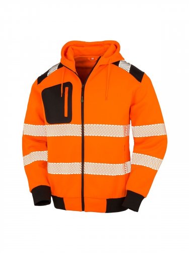 Felpa cappuccio c/zip Recycled Robust