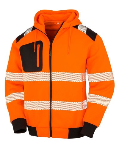 Felpa cappuccio c/zip Recycled Robust