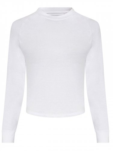 Girlie Cross Back T Artic White