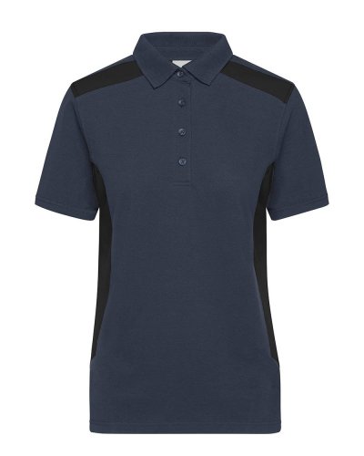 Ladies' Workwear Polo - Strong Carbon/Black