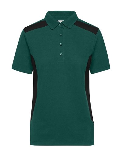 Ladies' Workwear Polo - Strong Dark-green/Black