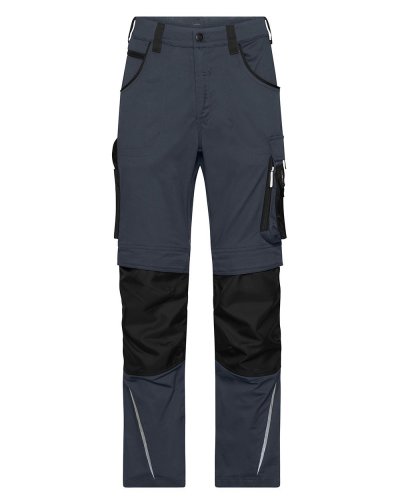 Pantaloni da lavoro James & Nicholson Carbon/Black