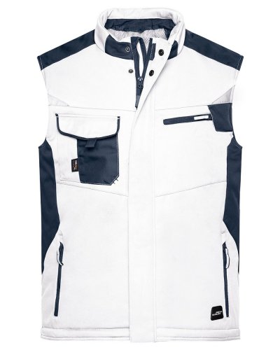 Craftsmen Softshell Vest - Strong White/Carbon