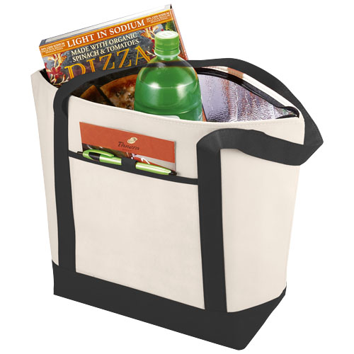Borsa termica in TNT Lighthouse Natural/Nero