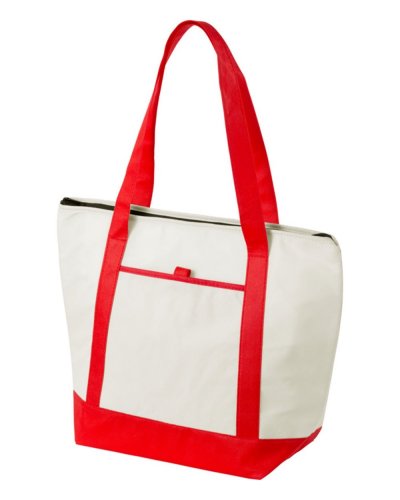 Borsa termica in TNT Lighthouse Natural/Rosso