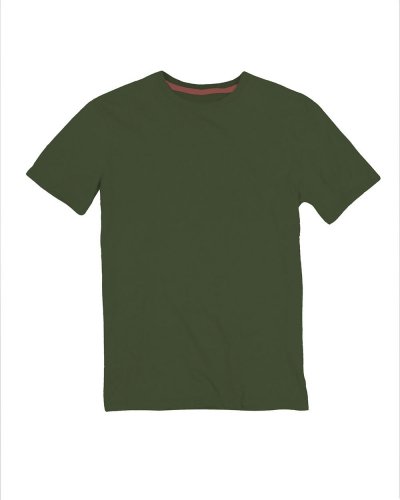 Maglia Fashion Fit girocollo manica corta Verde Militare