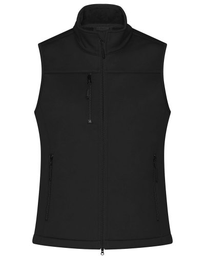 Ladies Softshell Vest Black