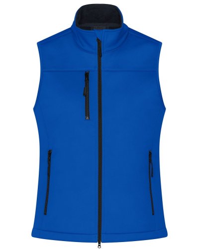 Ladies Softshell Vest Nauticblue