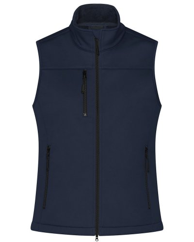 Ladies Softshell Vest Navy