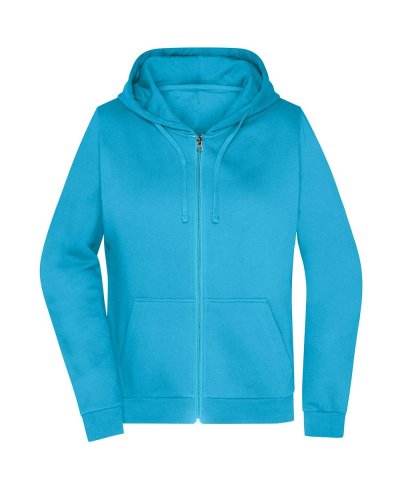 Promo Zip Hoody Lady Turquoise