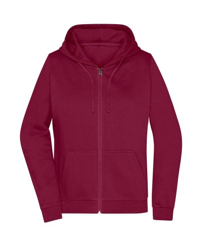 Promo Zip Hoody Lady Wine
