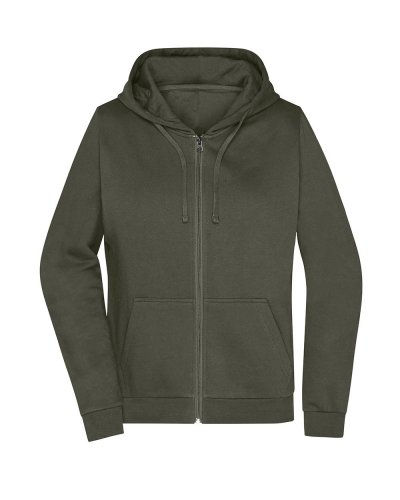 Promo Zip Hoody Lady Dark Grey