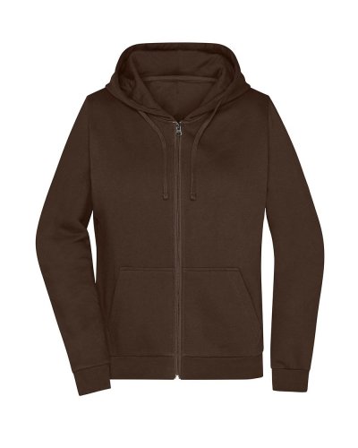 Promo Zip Hoody Lady Brown